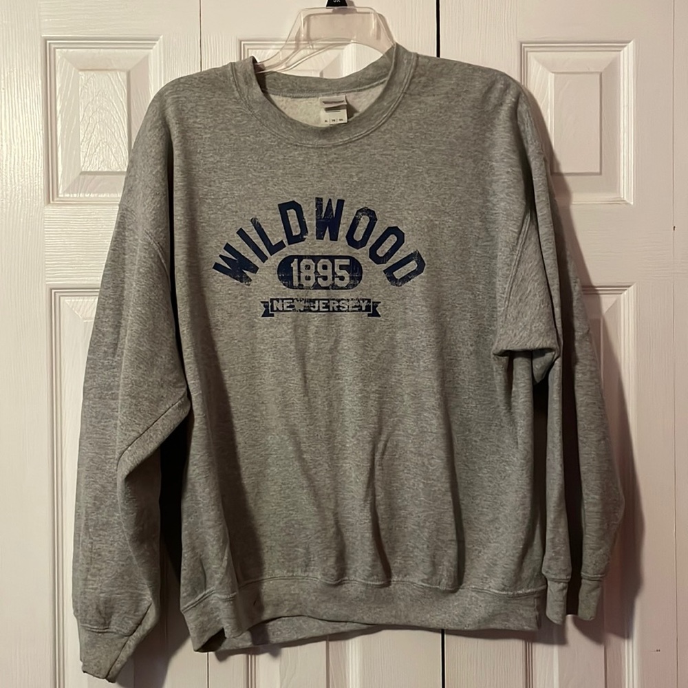 Wildwood NJ gray Crewneck